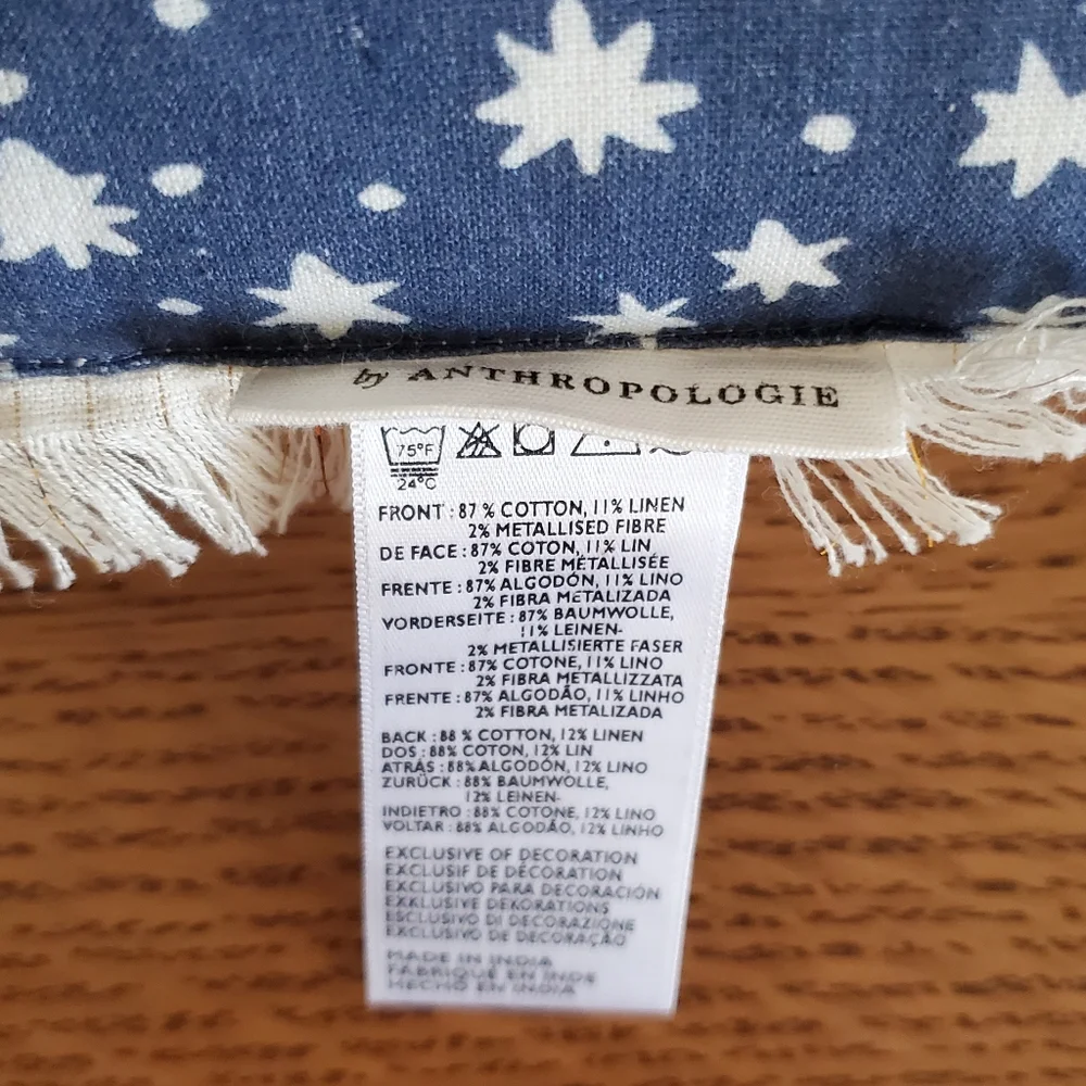 Anthropologie Advent Calender Tree Pillow